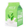 Тканевая маска с экстрактом зеленого чая и гамамелиса A`pieu Green Tea Milk One-Pack, 21 мл. фото 1 — BascoMarket