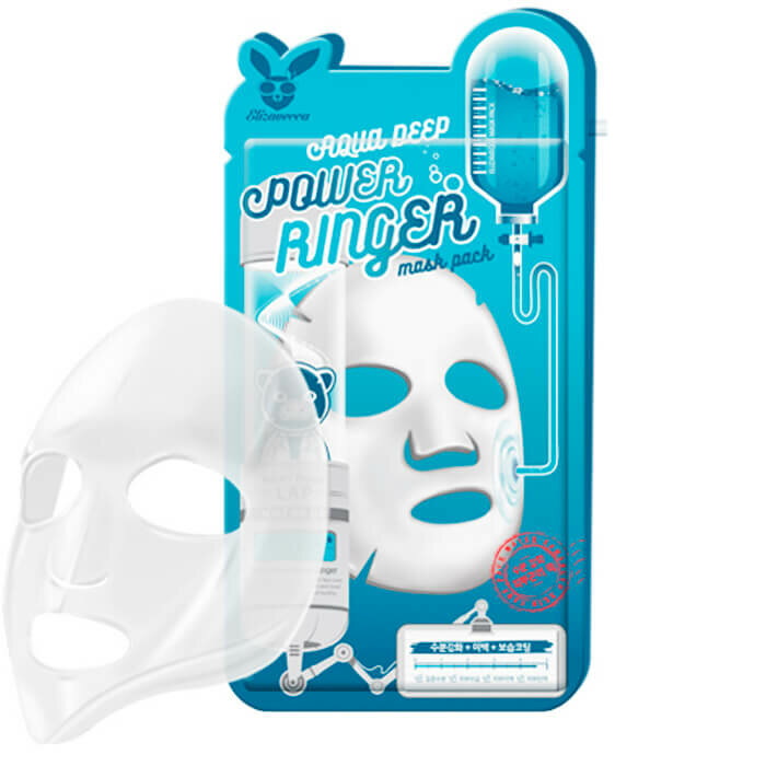 Тканевая маска увлажняющая Elizavecca Aqua Deep Power Ringer Mask Pack, 23 мл. фото 1 — BascoMarket