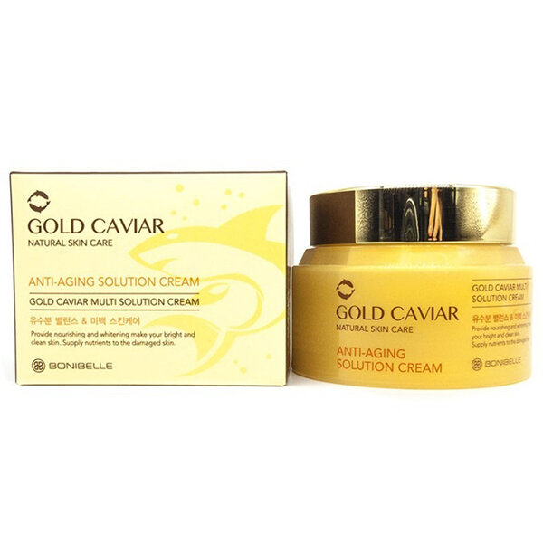 Антивозрастной крем с икрой Bonibelle Gold Caviar Anti-Aging Solution Cream, 80 мл. фото 1 — BascoMarket