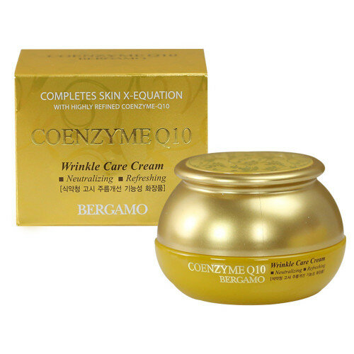 Омолаживающий крем с коэнзимом Bergamo Coenzyme Q10 Wrinkle Care Cream, 50 мл. фото 1 — BascoMarket