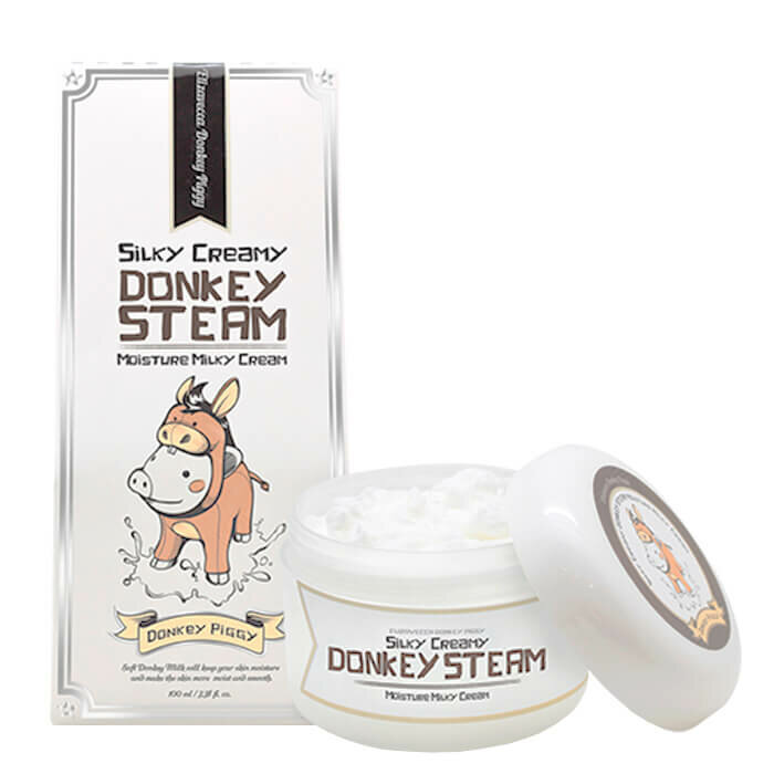 Крем для лица Elizavecca Silky Creamy Donkey Steam Moisture Milky Cream, 100 мл. фото 1 — BascoMarket