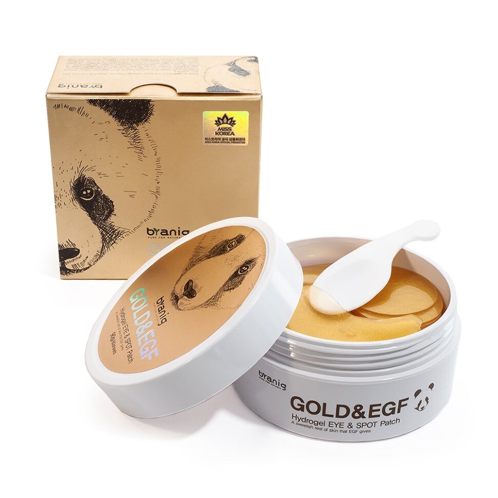 Гидрогелевые патчи с коллоидным золотом Byanig Gold & EGF Hydrogel Eye & Spot Patch, 60 шт. фото 1 — BascoMarket