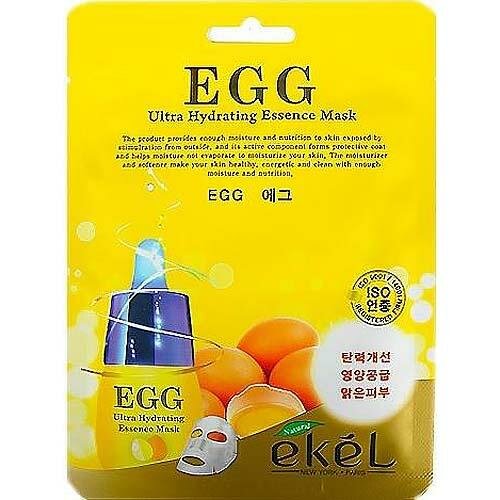 Тканевая маска с экстрактом яичного желтка Ekel Egg Ultra Hydrating Essense Mask, 25 мл. фото 1 — BascoMarket