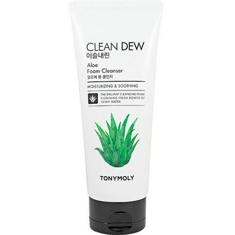 Пенка для умывания с экстрактом алоэ Tony Moly Clean Dew Aloe Cleanser, 180 мл. фото 1 — BascoMarket